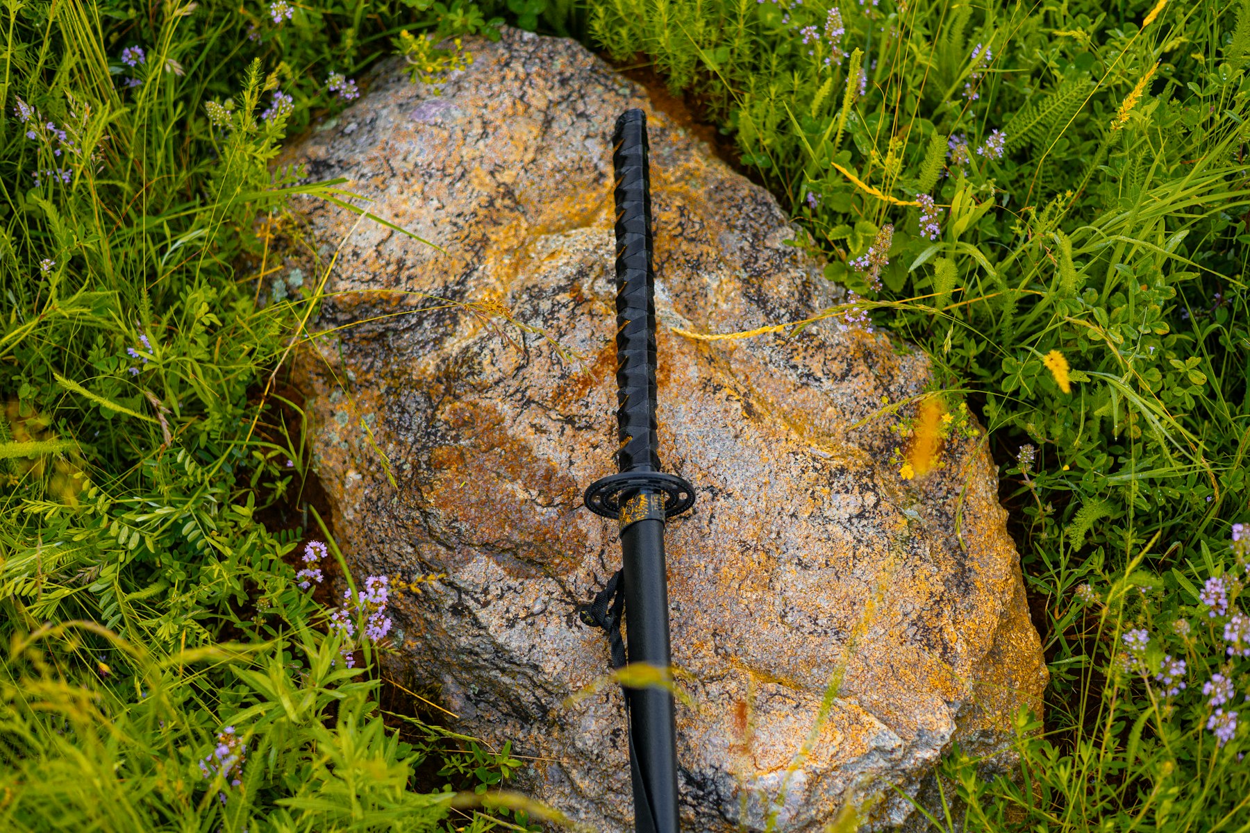 Unsharpened practice sword for martial arts training